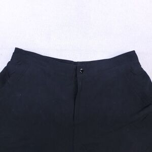 Croft & Barrow Button Zip Casual Short Shorts Womens Size 12 Black